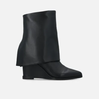 Botin Negro De Cuña Bruno Premi