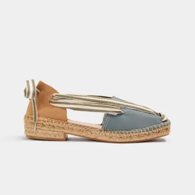 Alpargata Viridis Azul/Oliva