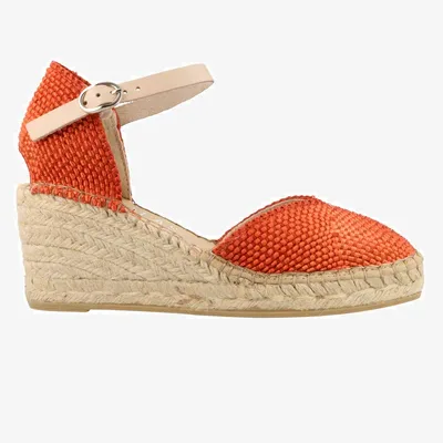 ALPARGATAS CAÑAMO NARANJAS