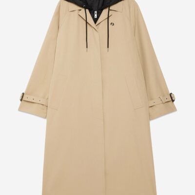 GABARDINA LARGA CON CHALECO