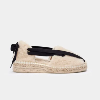 ALPARGATA BORREGUITO BEIGE