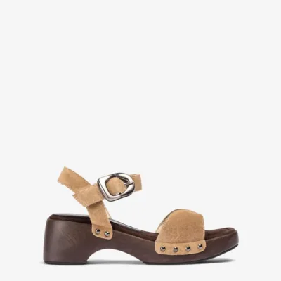 SANDALIA SUELA EFECTO MADERA