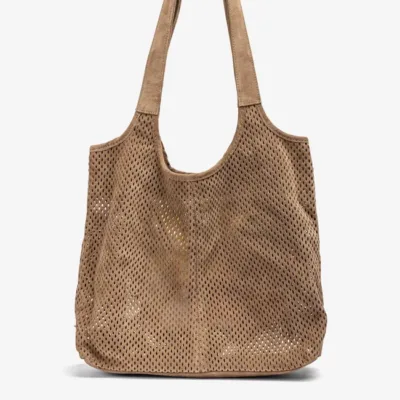 BOLSO MEDIANO ANTE MARRON